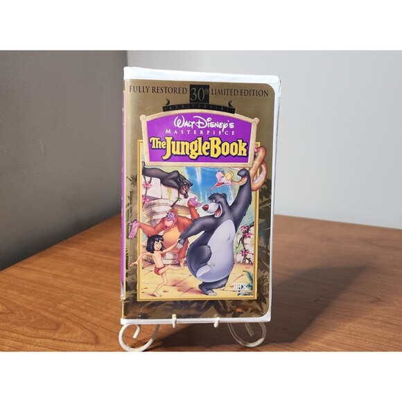 1997 The Jungle Book Walt Disney Masterpiece 30th Anniversary Edition VHS - Picture 1 of 10